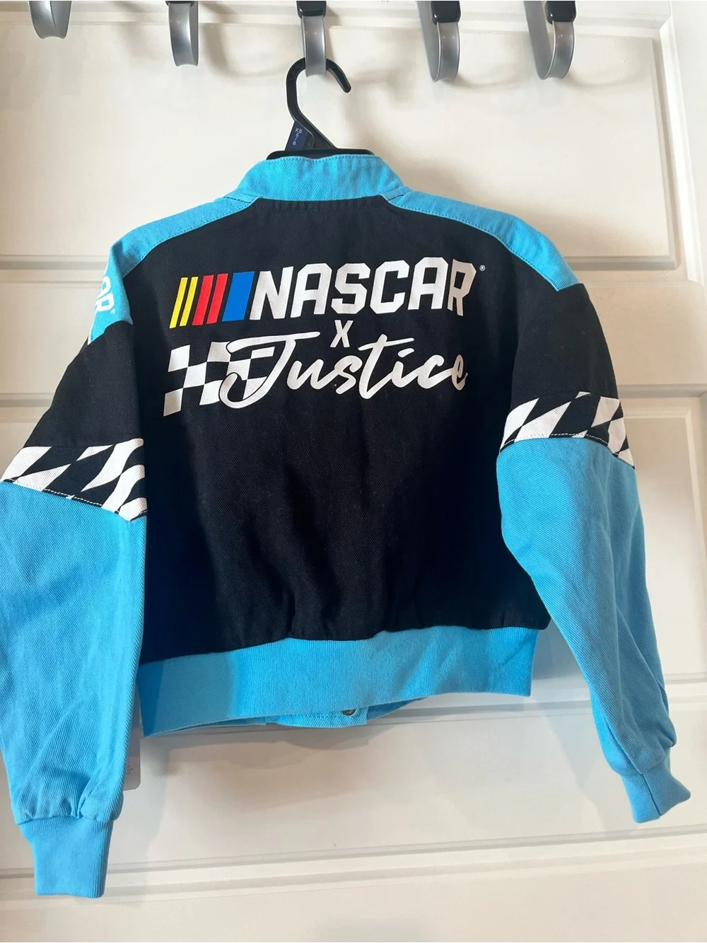 Justice Girl's NASCAR X Justice Collab Racing Jacket Size XS, S